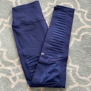 Alo High Waisted Moto Leggings